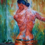 Getting Ready - Olga Pankova Portrait Artist