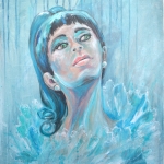 She used to be an actress - Olga Pankova Portrait Artist