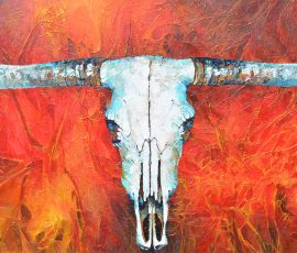 Portrait Artist Olga Pankova - Texas Longhorn